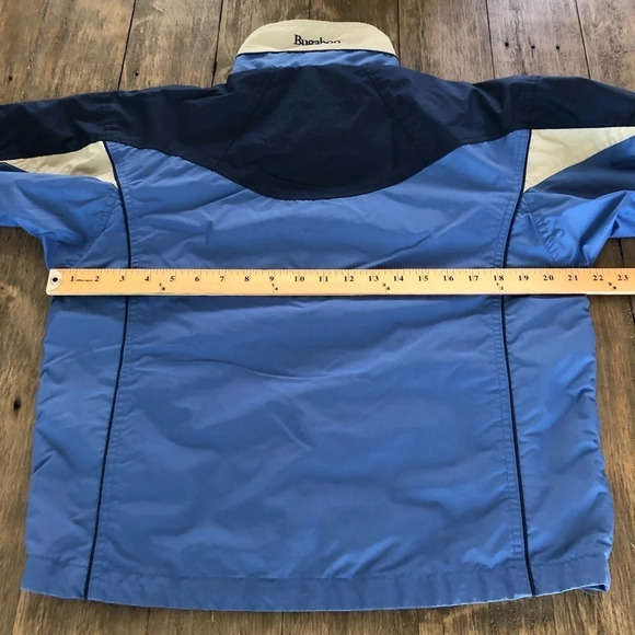 Columbia Kids 10/12 Bugaboo Windbreaker Jacket Parka Coat Blue Nylon Camping - Picture 6 of 10